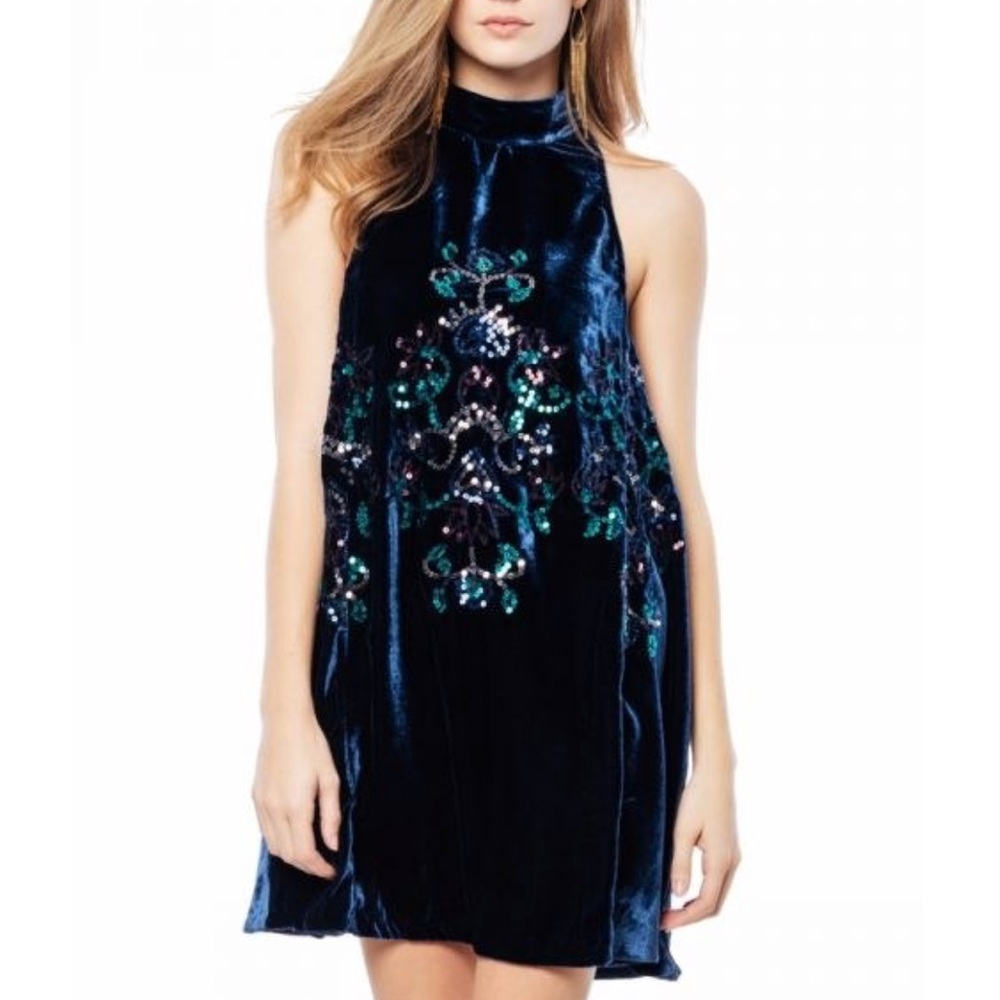 NWT free people velvet dress
